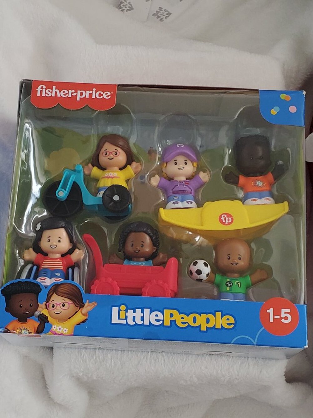 Fisher-Price Little People Play for All 9 Pc. Figure & Accessory Pack New! HTF!